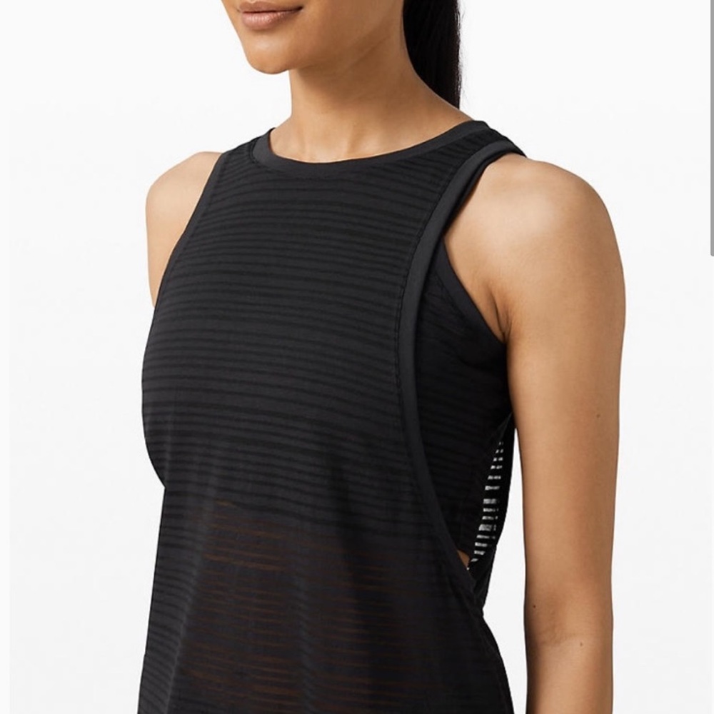 Lululemon clear and muscle tank - only worn once